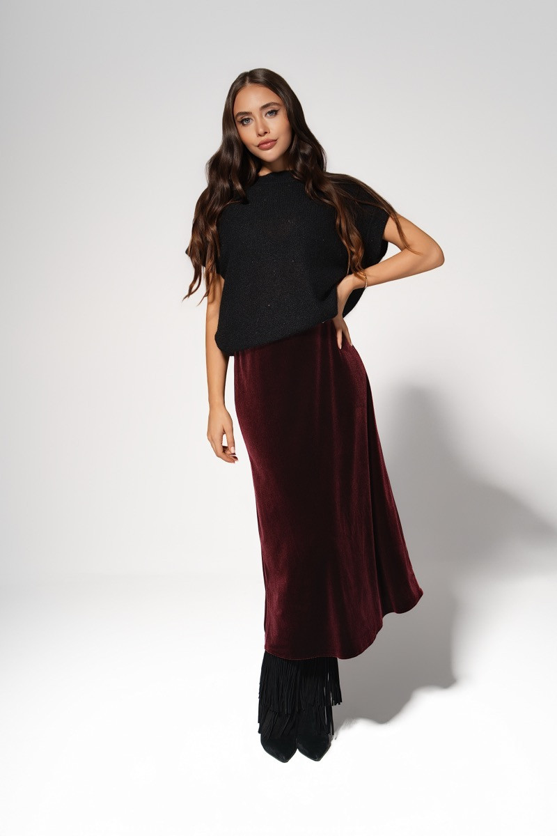 Пола velvet midi