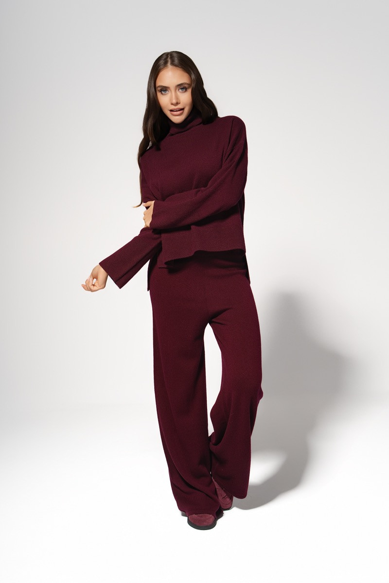 Комплект soft burgundy knit