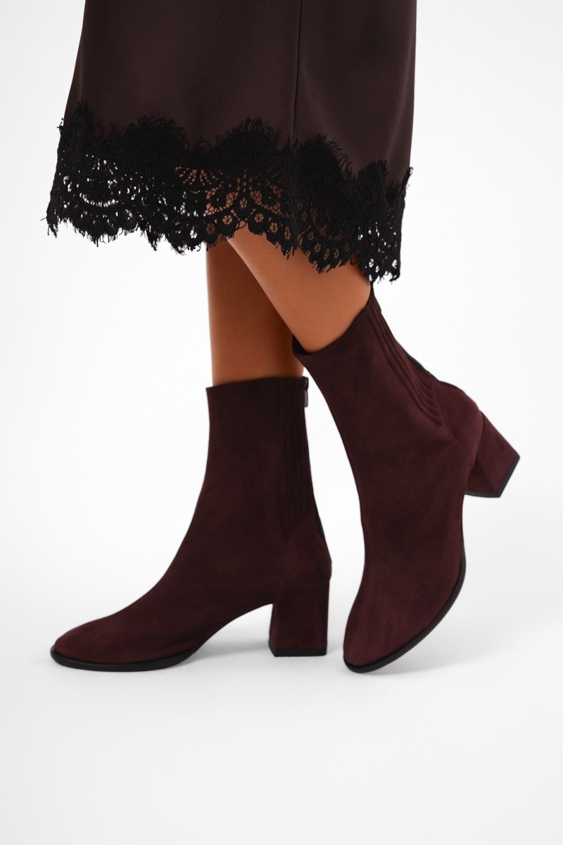 Боти velour rouge