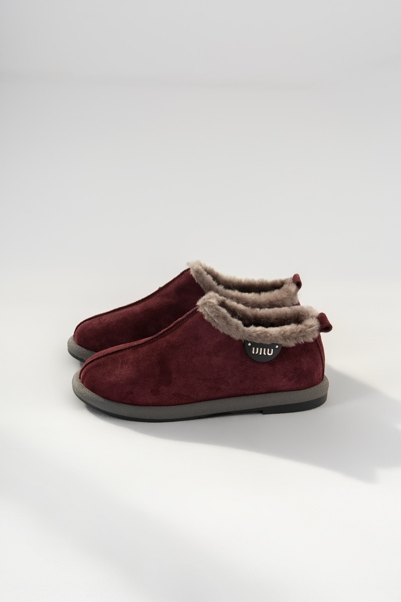 Боти cozy burgundy